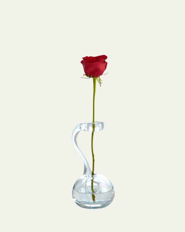 Clear Ring Flower Vase